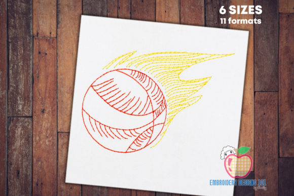 Basketball with Fire