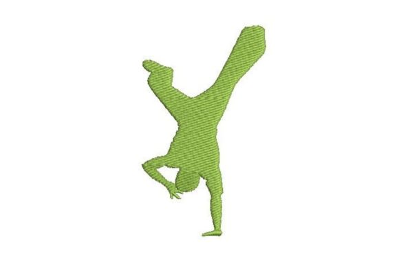 Breakdancing Silhouette